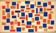 Theo van Doesburg, Komposition XI, 1918, 57×101 cm