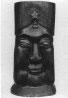 Wang Keping, Idol or Buddha (1979). Wood. Courtesy of Gao Minglu.