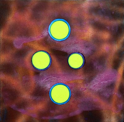 Itte Breitling (1888-1983), 2012, oil on canvas, 33×33 cm Idea of Creation: Creation from Point Zero