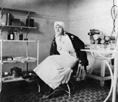 Fig. 1. Suzanne Duchamp in nurse's uniform, Paris, ca. 1914-1915. Photographer unknown. Collection Mme. Marcel Duchamp, Paris.