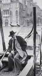 Ezra Pound in Venice (by Horst Tappe)