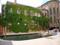 Calle Querini near Rio Fornace canal on Dorsoduro, Venice. The Home of Ezra Pound and Olga Rudge.