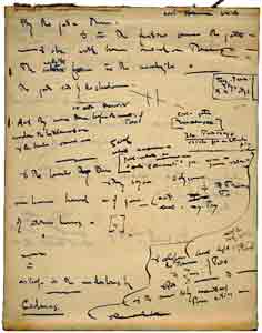 Ezra Pound, Notebook pages for Canto XX.