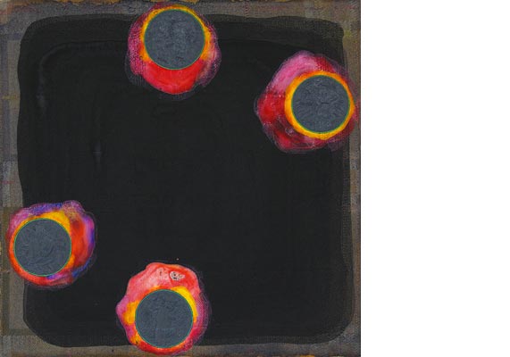 © MILAN GOLOB: Edith Marckgott (1972-1999), 2018, oil on canvas, 25×25 cm