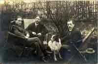 The Duchamp brothers - (left to right): Marcel Duchamp, Jacques Villon and Raymond Duchamp-Villon, ca 1913.
