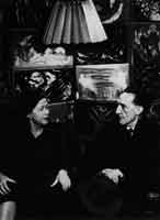 Man Ray. Teeny and Marcel Duchamp, Paris, 1955.
