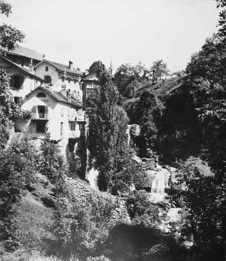 Marcel Duchamp - Swiss Landscape with Waterfall, 1946 - Gelatin silver prints
