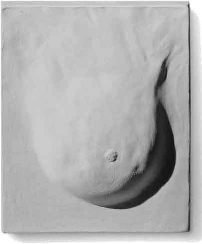 Marcel Duchamp - Study for Please Touch, 1947 - Plaster - 21,9 × 18,1 cm