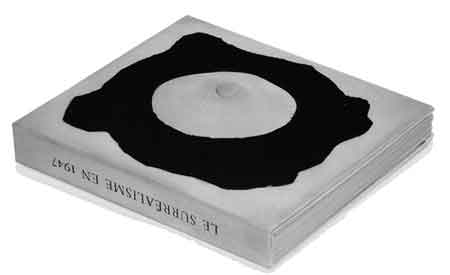 Marcel Duchamp and Enrico Donati - Prière de toucher (Please Touch), 1947 - Numbered edition of exhibition catalogue for Le Surréalisme en 1947 (Paris: Pierre à Feu/Maeght) - Bound book with collage of foam rubber, pigment, velvet, and cardboard, adhered to removable cover - 23,5 × 20,5 cm