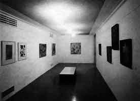 Gallery 1759, with works by Wassily Kandinsky and Alexey von Jawlensky, Philadelphia Museum of Art, 1954.