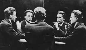 Marcel Duchamp, Multi-portrait, 1917. (Photograph of Duchamp using a hinged mirror.) Photo: Broadway Photo Shop. 8.9 x 13.3 cm, Musée national d’art moderne, Centre Georges Pompidou.