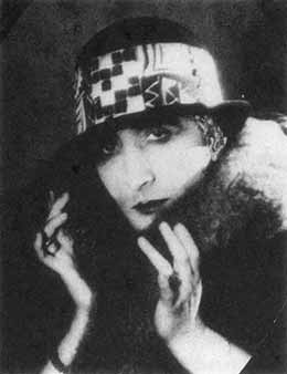 Man Ray: Marcel Duchamp as Rrose Sélavy, 1921. Gelatin silver print. The hat and hands in this photograph of Duchamp dressed as Rrose Sélavy belonged to Picabia’s companion Germaine Everling.