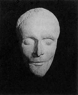 Death mask of Modigliani, 1929. Photo: Man Ray.