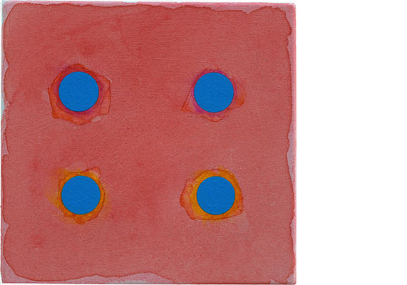 © Milan Golob ~ Richard Serra (1938-2024), 2024, oil on canvas, 24×25 cm painted by Milan Golob.