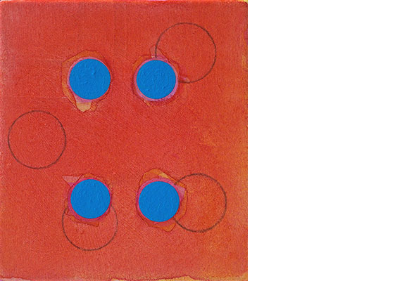 © Milan Golob ~ Enzo Raddi (1922-2022), 2024, oil on canvas, 20×18 cm painted by Milan Golob.