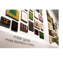 © MILAN GOLOB: Exhibition / Installation 2006. My Friends and Natalija.