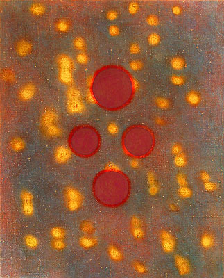 Barnett Newman (1905-1970), 2004, oil on canvas, 43×35 cm (© Milan Golob)
