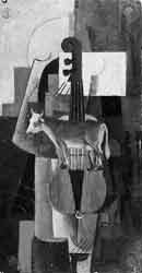 Kazimir Severinovich Malevich: Cow and Violin.
